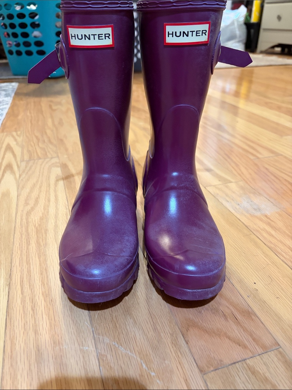 Hunter Purple Women's Rain Boots